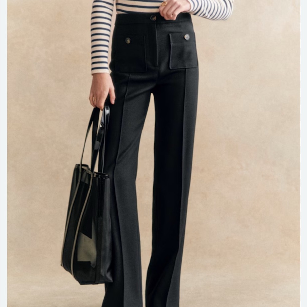 🇫🇷 Sezane Dan Trousers black 2/34